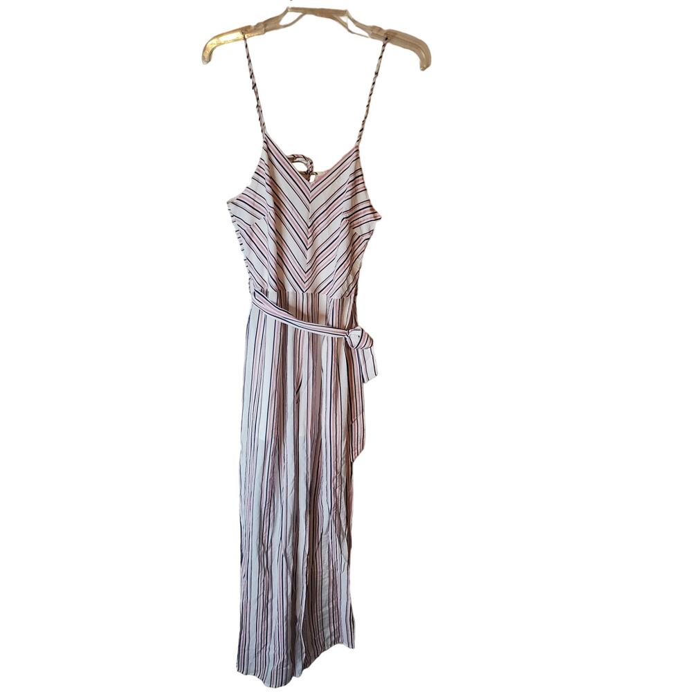 Love + Harmony Striped Jumpsuit with Waist Tie, NWT, Small